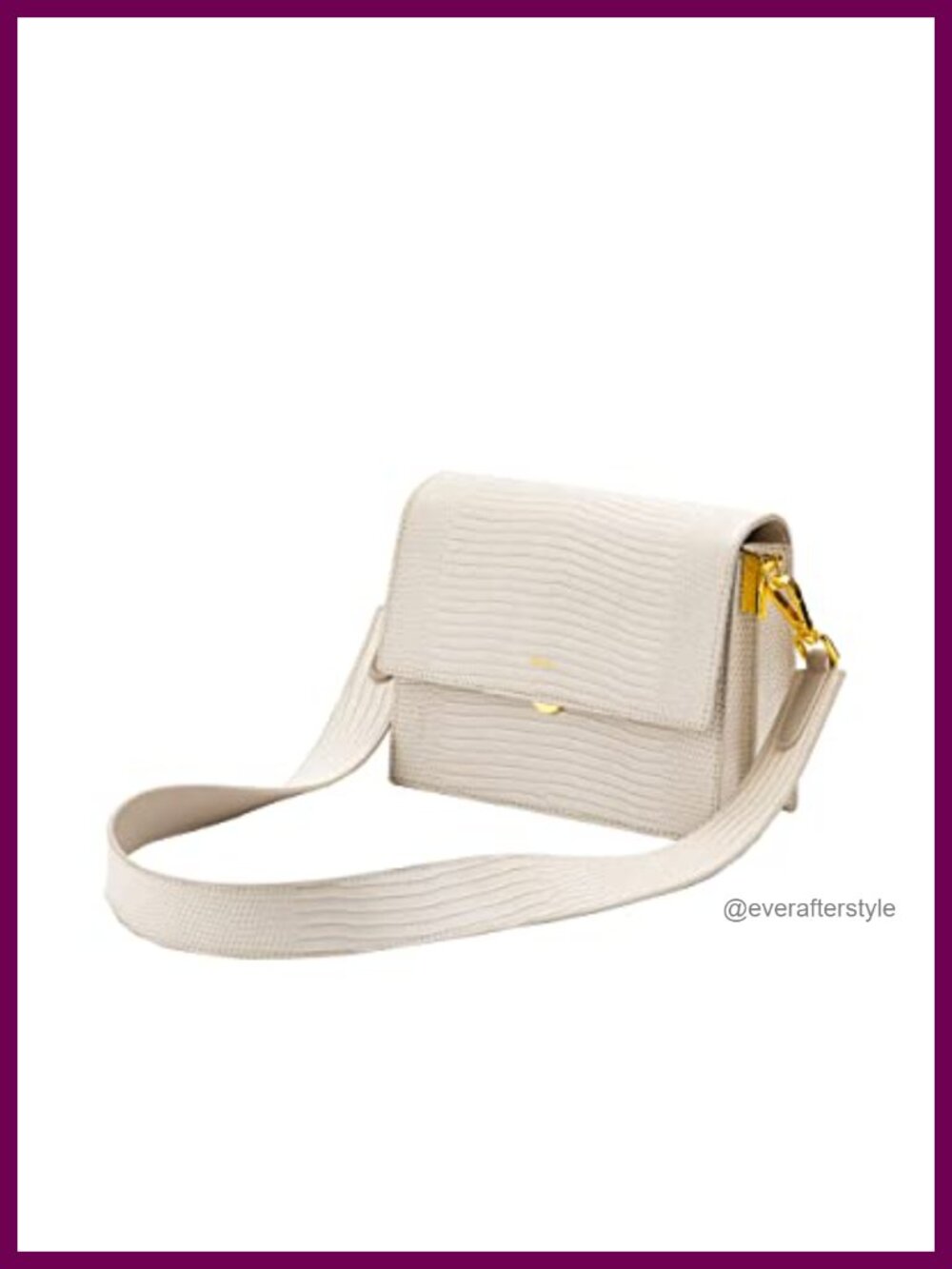 Vegan Leather Mini Flap Crossbody Push-Lock Detachable Strap